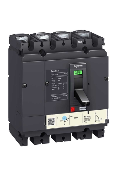 Schneider LV525353 CVS250F TM250D 4P4D Devre Kesici