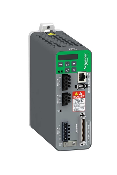 Schneider Electric - Schneider LXM26DU15M3X Lexium 26 200-230V 1.5kW Tek-3 Fazlı Hareketli Servo Sürücü Schneider Electric - Schneider LXM26DU15M3X Lexium 26 200-230V 1.5kW Tek-3 Fazlı Hareketli Servo Sürücü