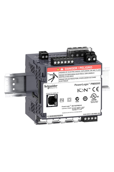 Schneider Electric - Schneider METSEPM8213 Powerlogic Pm8000 Pm8213 LV DC DIN Ray Montajlı Ölçüm Cihazı