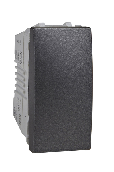 Schneider Electric - Schneider MGU3.101.12 Unica Top/Class 250V AC 10A 1 Modül Grafit Külbütör Anahtarı