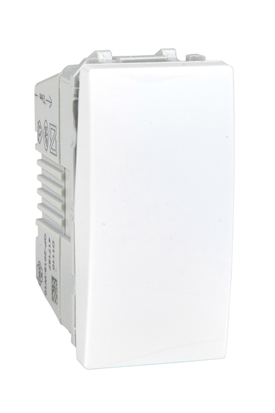 Schneider Electric - Schneider MGU3.101.18 Unica Top/Class 250V AC 10A 1 Modül Beyaz Külbütör Anahtarı