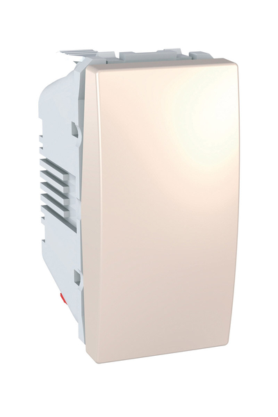 Schneider Electric - Schneider MGU3.106.25 Unica 250V AC 10A 1 Modüllü Fildişi Anahtar