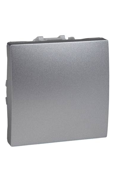 Schneider MGU3.201.30 Unica Top/Class 250V AC 10A 2 Modül Alüminyum Külbütör Anahtarı