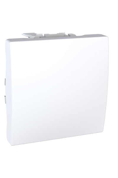 Schneider Electric - Schneider MGU3.206.18 Unica 250V AC 10A 2 Modüllü Beyaz Anahtar