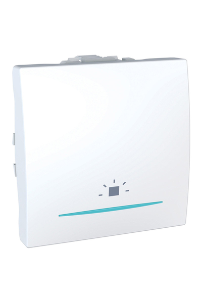 Schneider Electric - Schneider MGU3.206.18LN Unica 250V AC 10A 2 Modüllü Beyaz Lamba İşaretli Işıklı Anahtar Schneider Electric - Schneider MGU3.206.18LN Unica 250V AC 10A 2 Modüllü Beyaz Lamba İşaretli Işıklı Anahtar