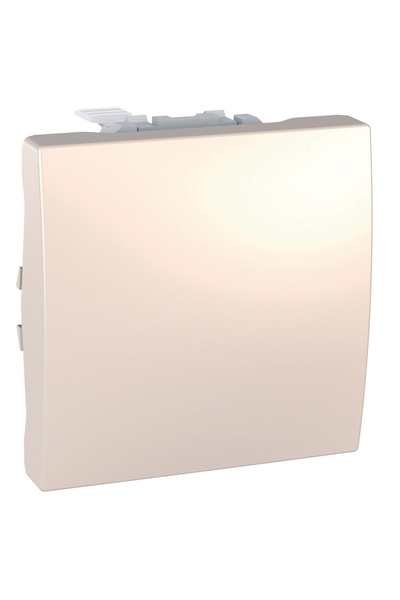 Schneider Electric - Schneider MGU3.206.25 Unica 250V AC 10A 2 Modüllü Fildişi Anahtar