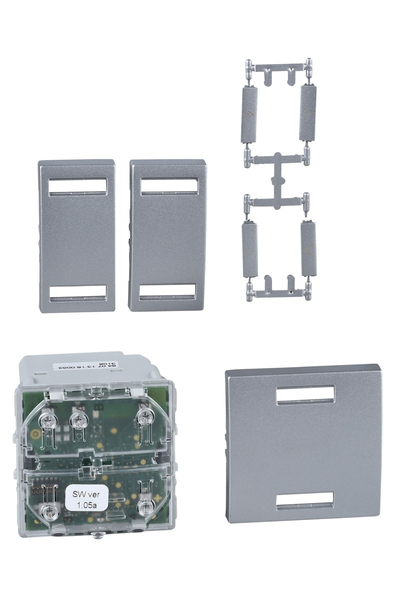 Schneider Electric - Schneider MGU3.574.30 Unica Wireless 3A Alüminyum Kombine Jaluzi Röle