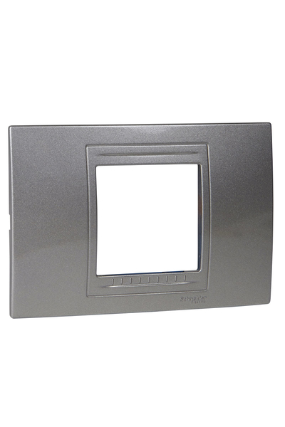 Schneider MGU4.102.24 Unica Allegro 2 Modüllü Şampanya Anahtar Priz Çerçevesi