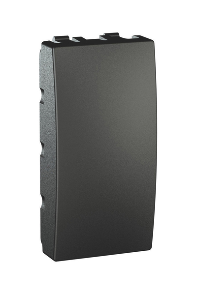 Schneider MGU9.865.12 Unica Top/Class 22.4x45x14mm IP40 1 Modül Grafit Panjur Kapağı Plakası