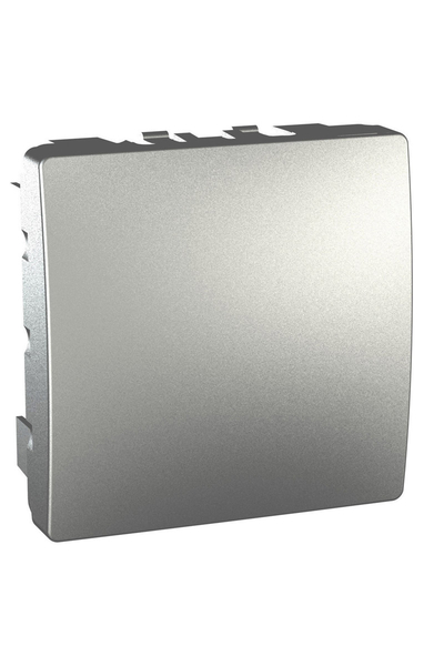 Schneider MGU9.866.30 Unica Top/Class 45x45x14mm IP40 2 Modül Alüminyum Panjur Kapağı Plakası