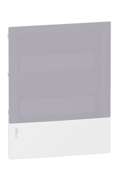 Schneider MIP30212T Mini Pragma Sıva Altı Monte için 2x12 Modüllü Yarı Şeffaf Ön Yüz