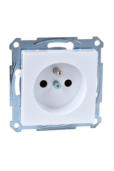 Schneider MTN2600-0325 System M Parlak Aktif Beyaz Priz