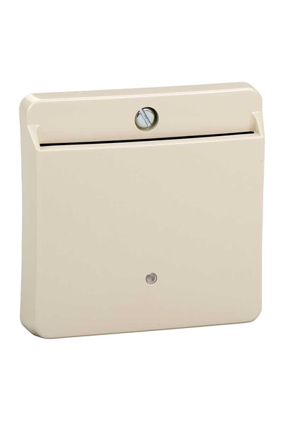 Schneider MTN315644 M-Plan/M-Elegance Çerçeveler için Krem Otel Tipi Kart Okuyucu