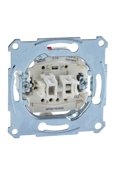 Schneider Electric - Schneider MTN3715-0000 1P 10A Gömme Montajlı Jaluzi/Panjur Anahtarı