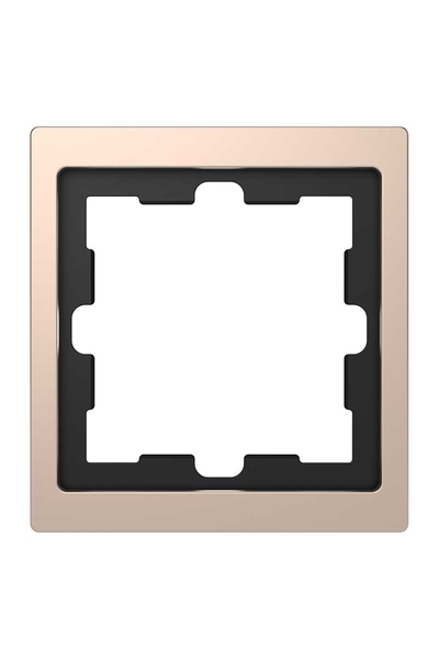 Schneider MTN4010-6551 D-Life Tekli Metalik Şampanya Çerçeve