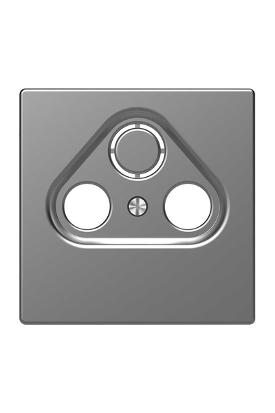 Schneider MTN4123-6036 System Design Paslanmaz Çelik TV Prizi Tuş Kapağı