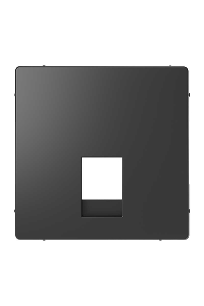 Schneider Electric - Schneider MTN4215-6034 Antrasit Tekli Rj11 Telefon Tuş Kapağı