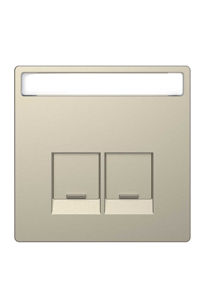 Schneider MTN4574-6033 System Design Sahra Etiketli 2 Tuşlu RJ45 Tuş Kapağı