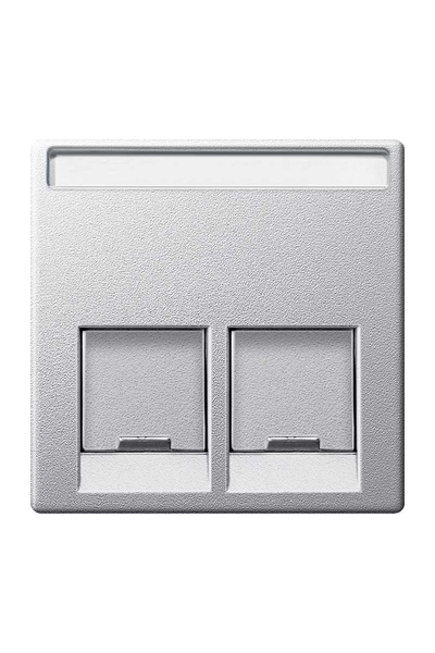 Schneider Electric - Schneider MTN466560 Artec Antique Serisi için İkili Alüminyum RJ45 Tuş Kapağı