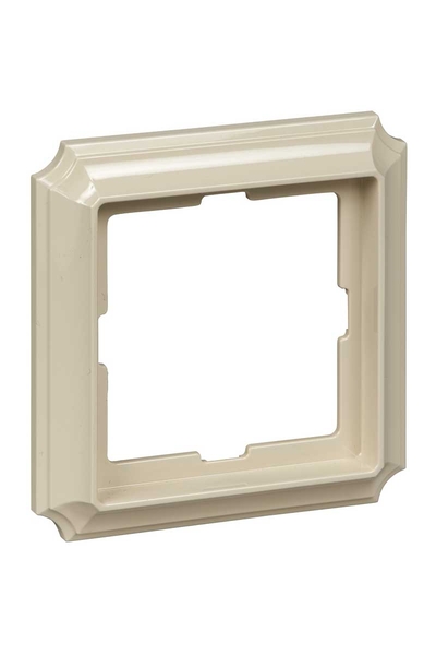 Schneider Electric - Schneider MTN483144 Antique Krem Tekli Anahtar Priz Çercevesi