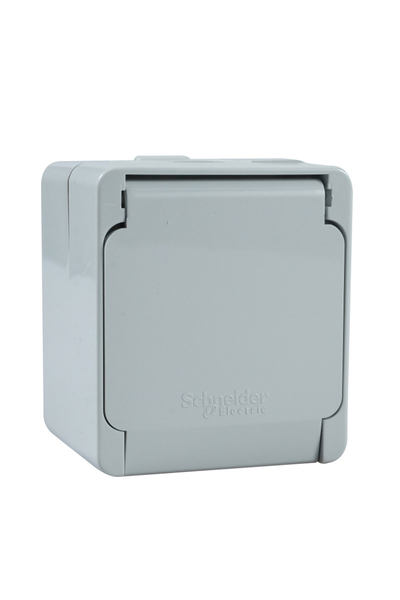 Schneider NML4100133 Gri Nemliyer RJ11 Priz - Thumbnail