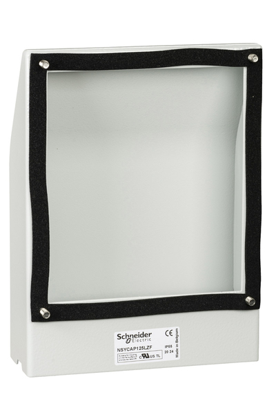 Schneider NSYCAP291LZF 291x291mm IP55 Filtreli Aluzinc Boyalı Çelik Kapak Kesiti - Thumbnail