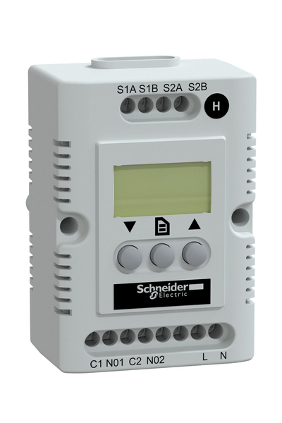 Schneider Electric - Schneider NSYCCOHY230VID Climasys Cc 200-240V Oled Ekranlı Elektronik Higrostat