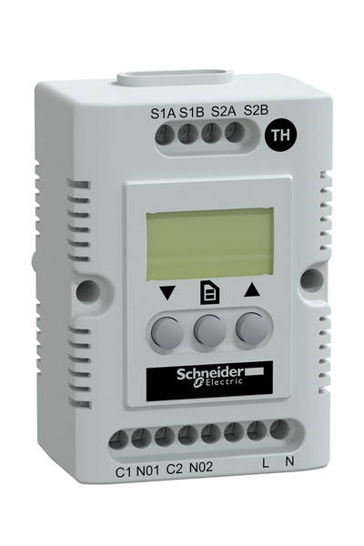 Schneider Electric - Schneider NSYCCOTH230VID Climasys Cc 200-240V -40-80 Derece Elektronik Termostat