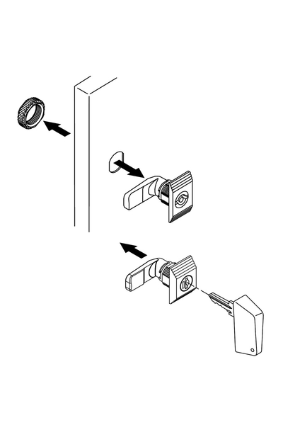 Schneider NSYCL220CRN Spacial Crn Muhafaza için Tam Manuel Kol Kilidi