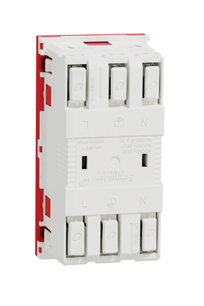 Schneider Electric - Schneider NU306103 Yeni Unica 2li Kırmızı Çocuk Korumalı Ups Priz Schneider NU306103 Yeni Unica 2li Kırmızı Çocuk Korumalı Ups Priz - Thumbnail