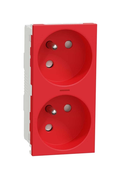 Schneider Electric - Schneider NU306903S Yeni Unica 2li Kırmızı Çocuk Korumalı Işklı Ups Priz Schneider Electric - Schneider NU306903S Yeni Unica 2li Kırmızı Çocuk Korumalı Işklı Ups Priz