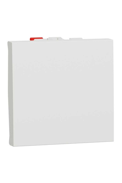 Schneider NU320618 Yeni Unica 2 Modüllü Beyaz Liht Buton