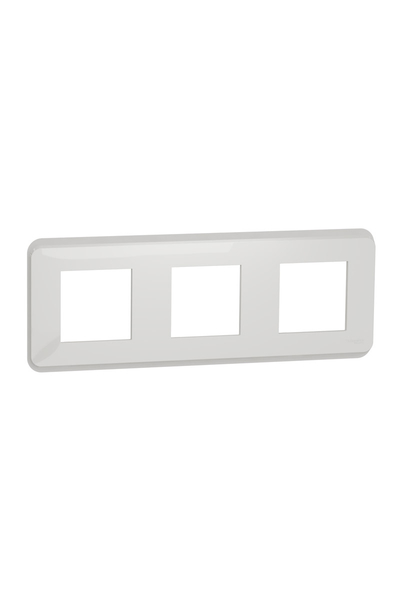 Schneider NU400618 Yeni Unica Pro 3lü Beyaz Çerçeve