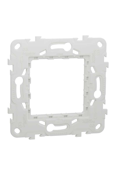 Schneider NU7002P Yeni Unica Tekli Plastik Montaj Plakası