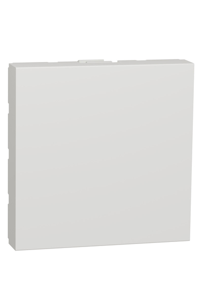 Schneider NU986618 Yeni Unica 2 Modüllü Beyaz Kör Kapak