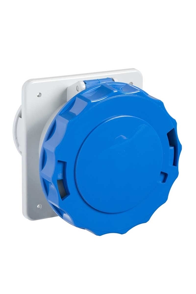 Schneider PKF16G723 Pratika 200-250V AC 3x16A 2P+E Monofaze IP67 Vida Bağlantılı Düz Makine Prizi