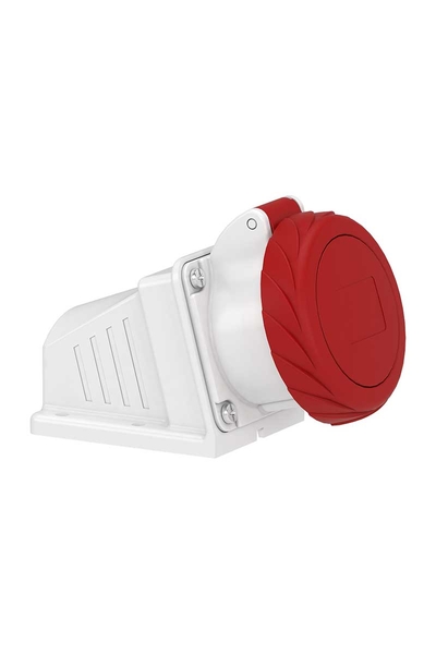 Schneider Electric - Schneider PKF16W735 Pratika 380-415V AC 5x16A 3P+N+E Trifaze IP67 Vida Bağlantılı Eğik Duvar Prizi