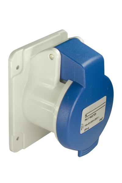 Schneider Electric - Schneider PKF32G423 Pratika 200-250V AC 3x32A 2P+E Monofaze IP44 Vida Bağlantılı Düz Makine Prizi