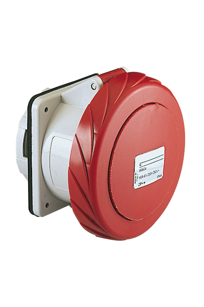 Schneider Electric - Schneider PKF32G734 Pratika 380-415V AC 4x32A 3P+E Trifaze IP67 Vida Bağlantılı Düz Makine Prizi