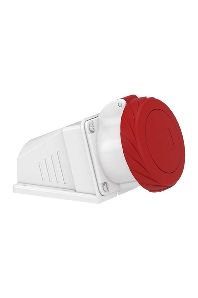 Schneider Electric - Schneider PKF32W734 Pratika 380-415V AC 4x32A 3P+E Trifaze IP67 Vida Bağlantılı Eğik Duvar Prizi