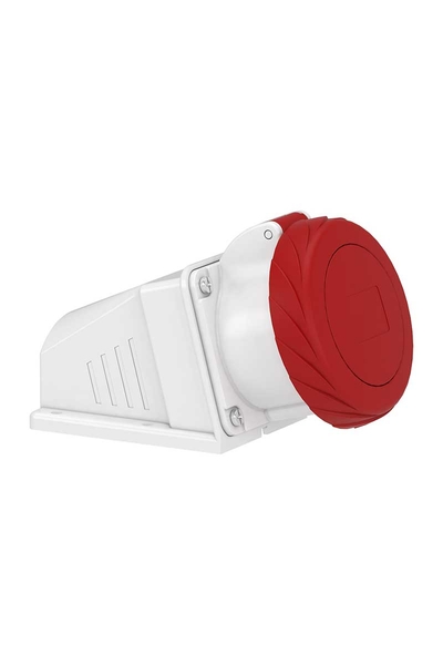 Schneider Electric - Schneider PKF32W735 Pratika 380-415V AC 5x32A 3P+N+E Trifaze IP67 Vida Bağlantılı Eğik Duvar Prizi