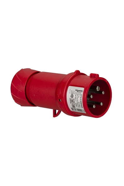 Schneider Electric - Schneider PKX16M435 Pratika 5x16A 380-415V IP44 Düz Fiş Schneider Electric - Schneider PKX16M435 Pratika 5x16A 380-415V IP44 Düz Fiş