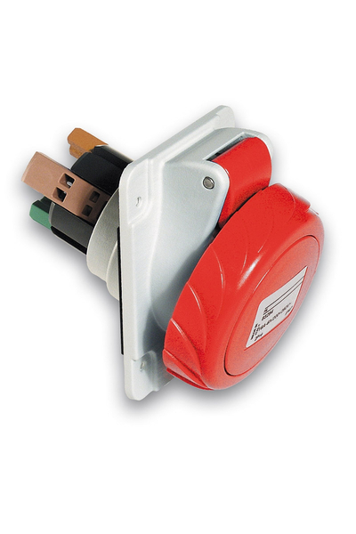 Schneider Electric - Schneider PKY16F735 Pratika 5x16A 3P+N+E 380-415VAC Eğik Makine Prizi