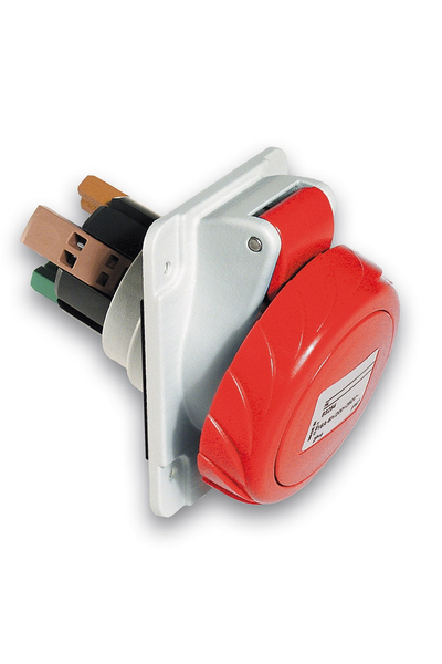 Schneider Electric - Schneider PKY32F735 Pratika 5x32A 3P+N+E 380-415VAC Eğik Makine Prizi