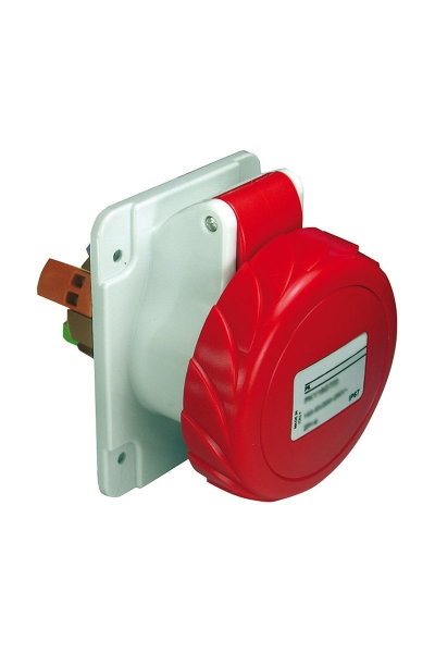 Schneider PKY32G735 Pratika 5x32A 3P+N+T IP67 Trifaze Hızlı Bağlantı Düz Makine Prizi