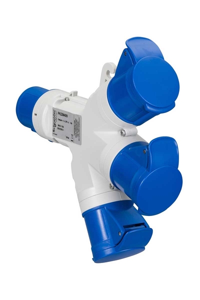 Schneider PKZM409 Pratika 3X16A 2P+E 220VAC IP44 3lü Adaptör Priz