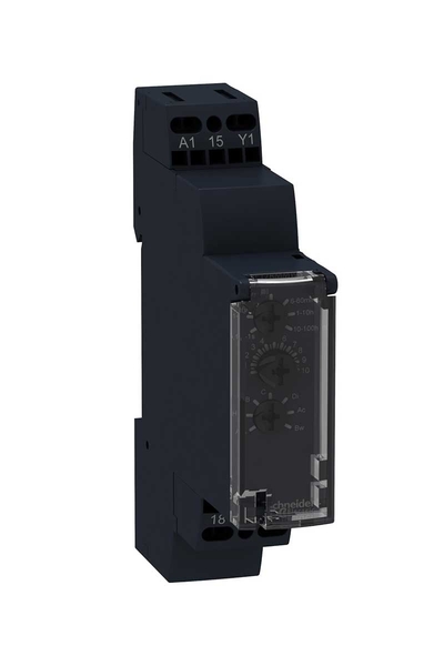 Schneider Electric - Schneider RE17RMJU 12VAC/DC 1AK 10 Fonksiyonlu Zaman Gecikme Rölesi