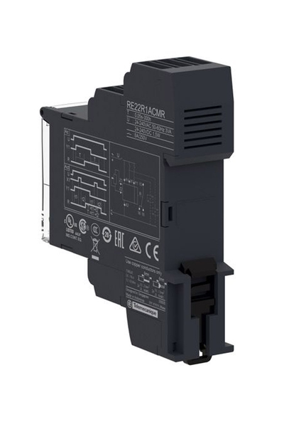 Schneider RE22R1CMR 24-240V AC/DC 1K/A 0.05S-300Sa Kapatma Gecikmeli Zaman Rölesi - Thumbnail