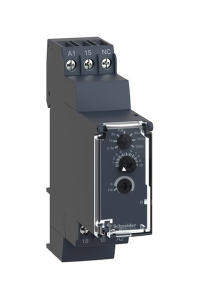 Schneider Electric - Schneider RE22R1MKMR 24-240V AC/DC 1K/A 0.05S-300S Çok Fonksiyonlu Geçikmeli Zaman Rölesi
