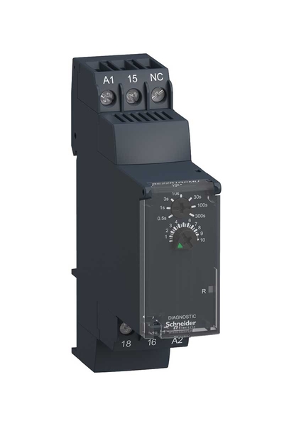 Schneider RE22R1QCMU 2-240V AC 24V DC 1 K/A Yıldız-Üçgen Zaman Rölesi